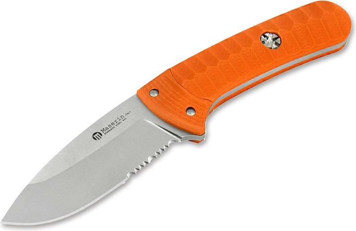 Maserin SAX Knife G10 Lame de scie orange (8.50 cm)
