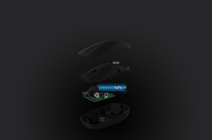 Produktbild Xiaomi Mi Dual Mode Wireless Mouse Silent Edition Schwarz BAL (Kabellos)