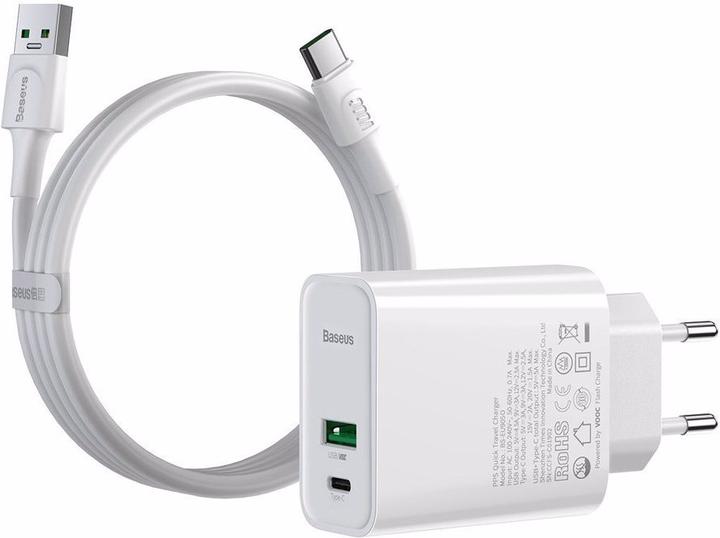 Baseus Speed PPS Quick Charger Set U+C 30W VOOC Edition (30 W)