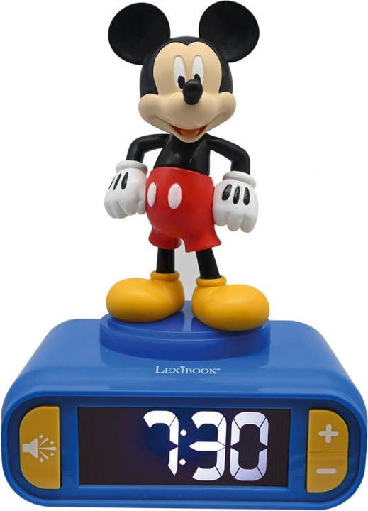 Image du produit Lexibook Réveil Mickey Mouse avec veilleuse 3D et sonneries spéciales