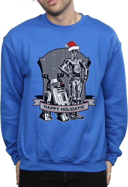 Produktbild Star Wars C3PO And R2D2 Christmas Holidays Sweatshirt (M)