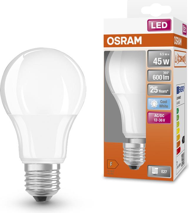 Actual product image Osram Star Classic (E27, 6.50 W, 600 lm, 1 x, F)