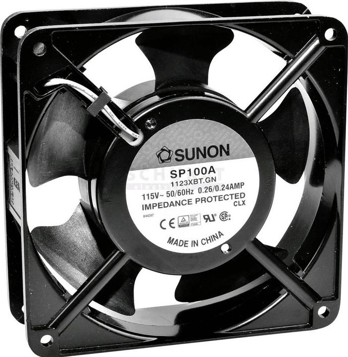Actual product image Sunon DP201A2123HBT Axial fan 230 V/AC 147.78 m³/h (L x W x H) 120 x 120 x 38