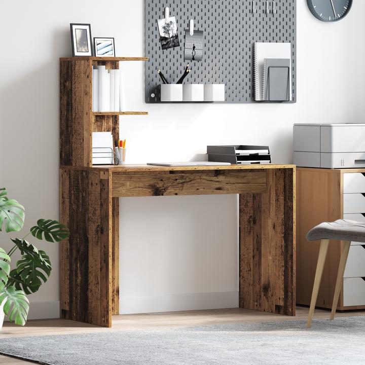 Image du produit VidaXL Vieux bureau en bois Vieux bois Bois Moyen Minimaliste