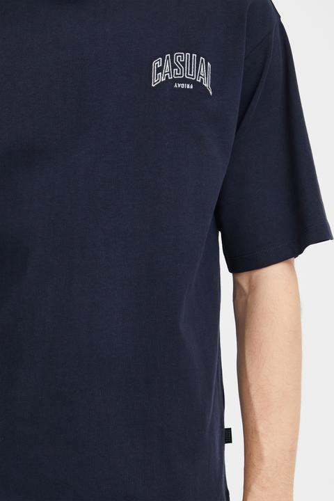 Immagine prodotto Casual Friday Maglietta CFTue con ricamo sul petto - 20504815 (L)
