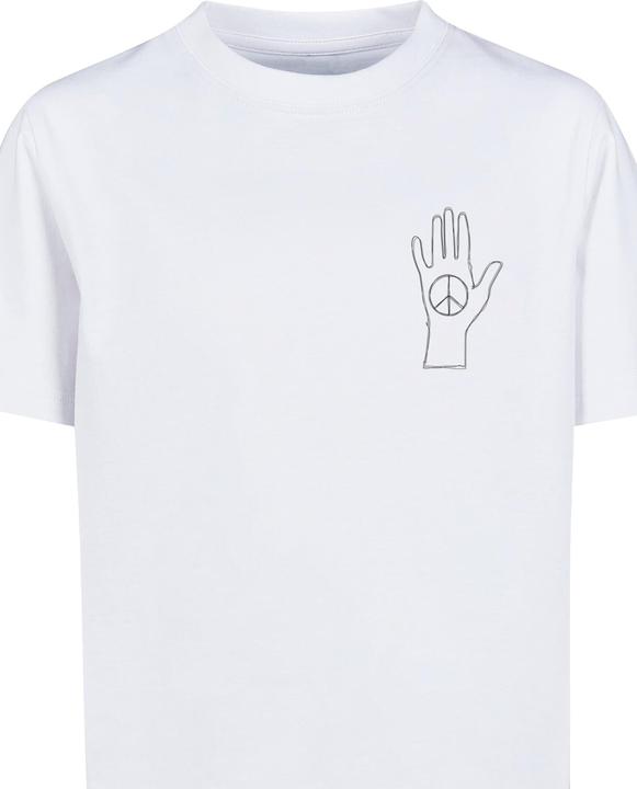 Immagine prodotto Merchcode Peace - Maglietta Basic bianca per bambini - 174561 (158)