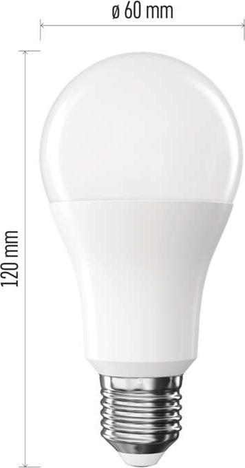 Immagine prodotto Emos Lampada LED Classic A60 / E27 / 13 W (100 W) / 1521 lm / Bianco caldo (E27, 13 W, 1521 lm, 1 x, E)