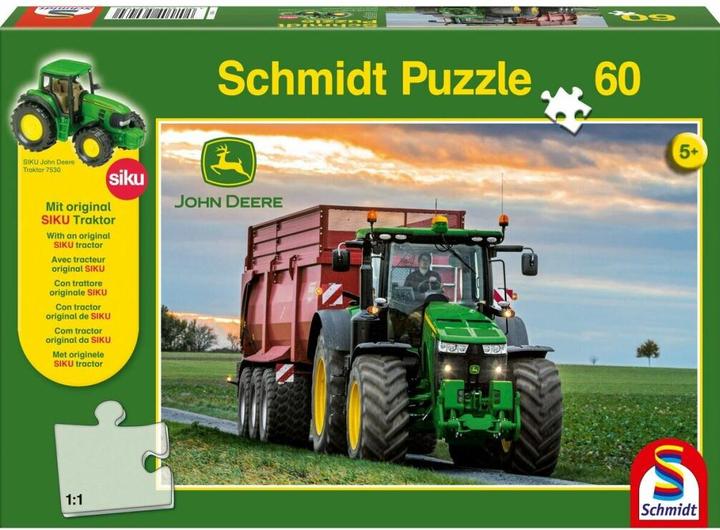 Produktbild Schmidt Spiele 8370R Traktor (60 Teile)