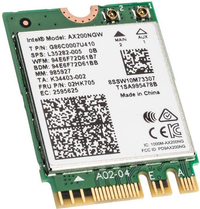 Immagine prodotto Intel Wi-Fi 6 AX200 non vPro (M.2 A Chiave, M.2 E Chiave)