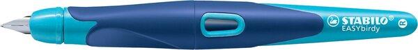 Produktbild STABILO EASYbirdy ergonomischer Schulfüller für Rechtshänder Anfänger-Feder (Azur, Mitternachtsblau, 1 x)