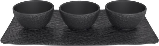 Actual product image Villeroy & Boch Set Dipschälchen 4tlg. Manufacture Rock blanc