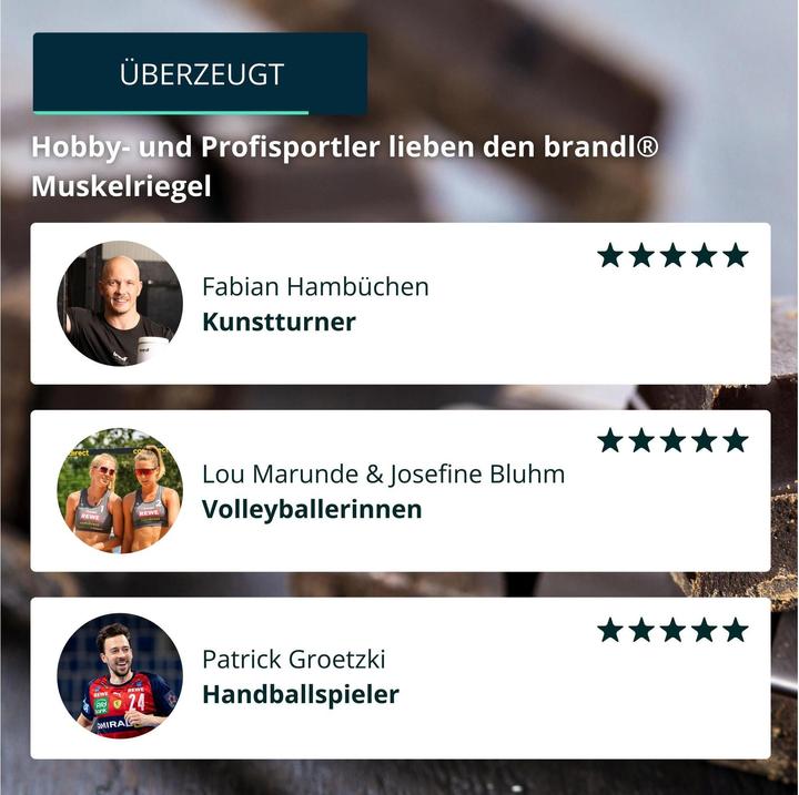 Produktbild Brandl-Nutrition Riegel (Vanille Schoko, 12 Stk., 720 g)
