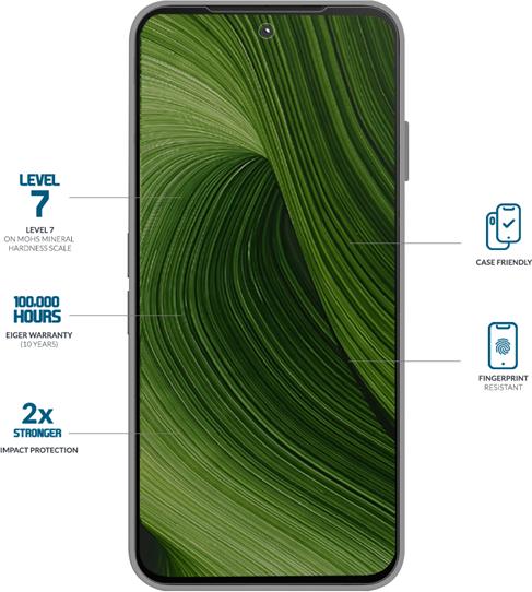 Immagine prodotto Eiger Display-Glas Standard Fit Mountain Glass Clear (1 Pezzo/i, Fairphone (Gen. 6))