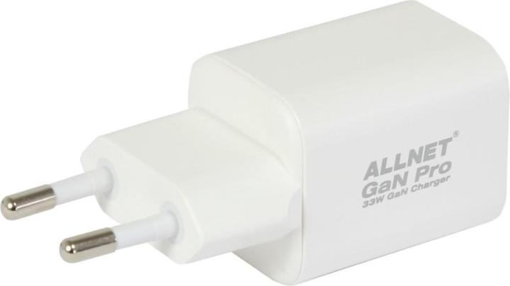 Image du produit Allnet Alimentation de rechange QC USB-C PD GaN Alimentation 33 watts 1x USB Type-A QC, 1x USB Type-C** (33 W)