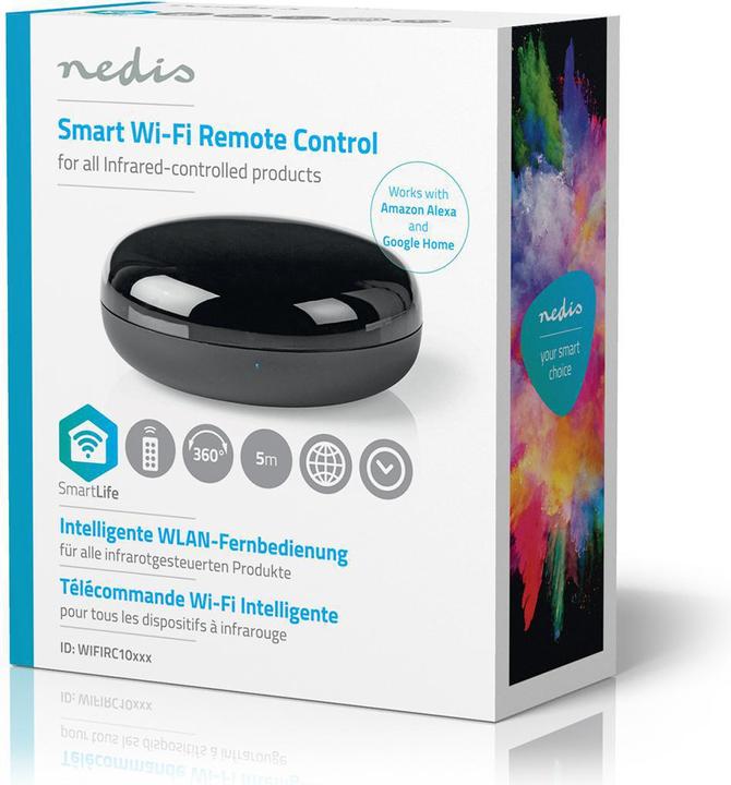 Produktbild Nedis WLAN Smart Universal Fernbedienung WIFIRC10CBK (Universal Fernbedienung, Infrarot)
