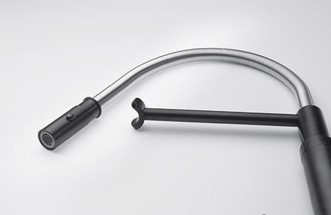 Produktbild Franke Vital Professionelle Funktionsarmatur Black Matt / Edelstahl-Optik (PVD-Beschichtung) 120.062
