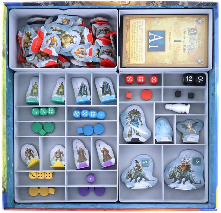 Produktbild Feldherr Organizer Insert für Die Legenden von Andor: Die ewige Kälte - Brettspi (Kunststoff)