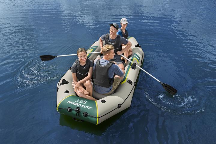Immagine prodotto Bestway Set Gommone Ranger Elilte X4 (320 cm, 4 pers.)