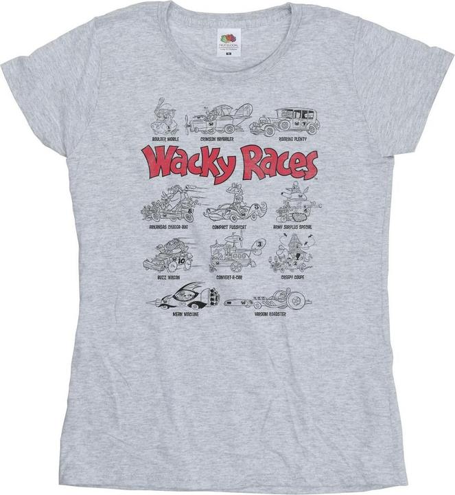 Image du produit Universal Textiles - T-shirt CAR LINEUP - Femme (M)