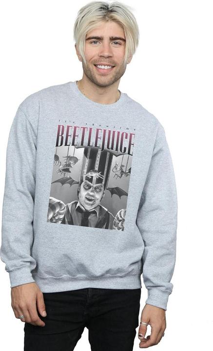 Actual product image Beetlejuice Mens Circus Homage Cotton Sweatshirt (4XL)