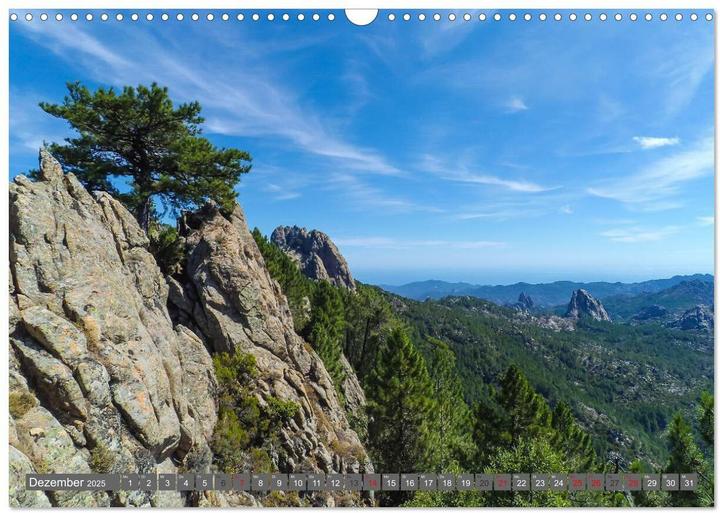 Actual product image Weitwandern auf Korsika GR 20 (Wandkalender 2025 DIN A3 quer), Monatskalender (A3, German)