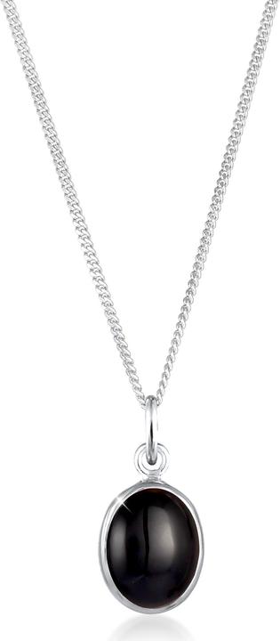 Elli mit Onyx Anhänger (Sterling Silber, 45 cm)
