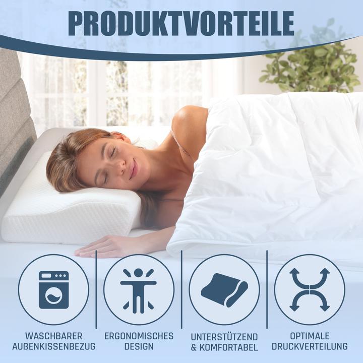 Immagine prodotto Bestschlaf Anti-Schnarch Kissen »Visko« (35 x 60 x 11 cm)