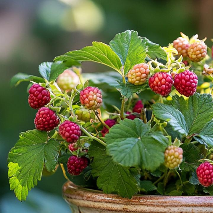 Produktbild Plant in a Box Rubus 'Tayberry' - Brombeere und Himbeere (25 cm)