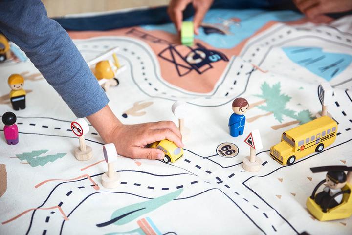 Actual product image play&go L.A. Roadmap (140 x 140 cm)