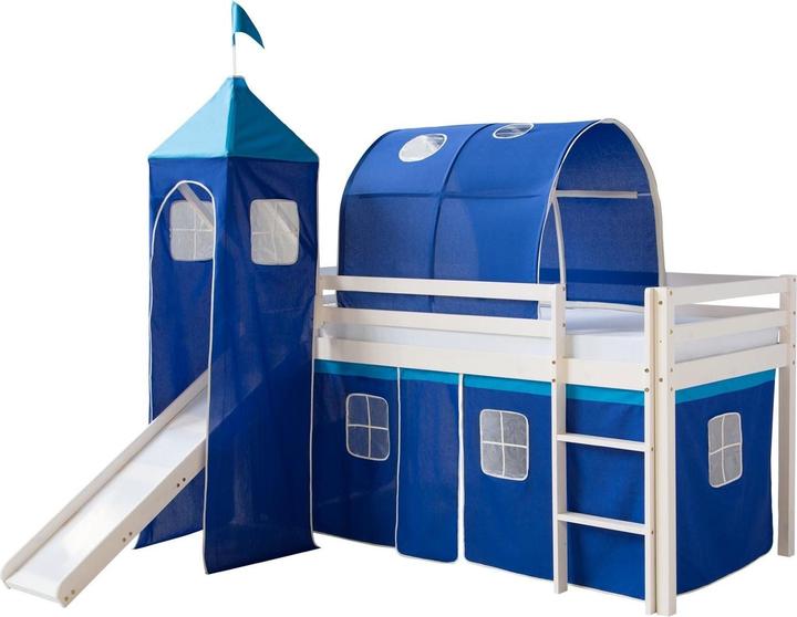 Actual product image Floki24 Tunnel for bunk beds Bed tent Bed canopy Play tunnel Cave Cot - blue