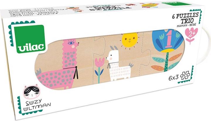 Immagine prodotto Vilac Puzzle Trio Mama-Bebe, Suzy Ultman (6 pezzi)