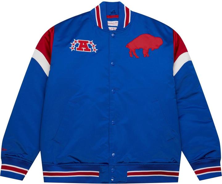 Mitchell & Ness M&N Heavyweight Satin Jacke NFL Buffalo Bills - XXL (XXL)