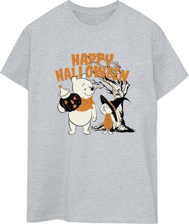 Immagine prodotto Disney Winnie The Pooh And Piglet Happy Halloween Maglietta Ampia Donna (3XL)