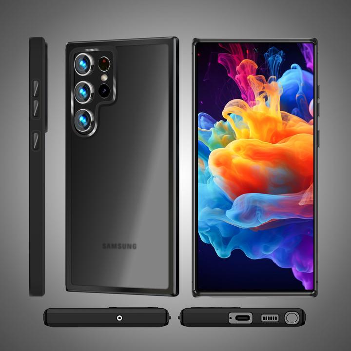 Produktbild Nalia Semi-Transparente Hybrid Hülle mit Schutzrahmen (Samsung Galaxy S24 Ultra)