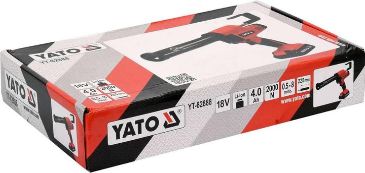 Productafbeelding Yato Pistool Voor Siliconen En Lijm 18v + Batterij.