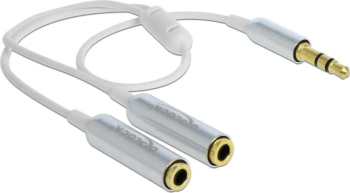 Delock Splitter Klinke 3,5 mm - 2x Klinkenbuchse (0.25 m, 3.5mm Klinke (AUX))
