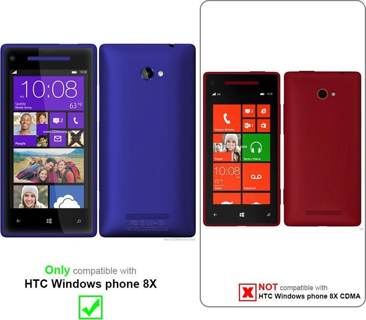 Produktbild Cadorabo Handykette für HTC Windows Phone 8X Necklace Hülle mit verstellbarem Kordelband