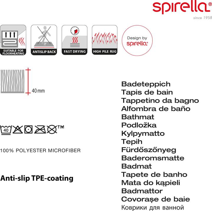 Actual product image spirella Highland (55 x 55 cm)