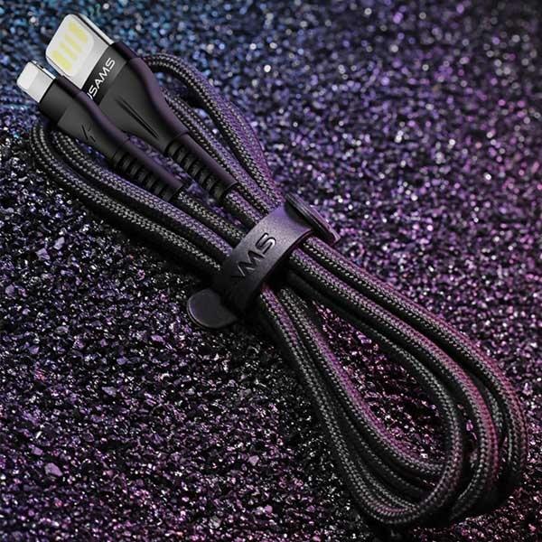 Image du produit Usams Câble USB-A vers Lightning 1.2m bleu (63781-uniw) (1.20 m, USB 3.0)