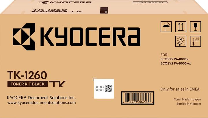 Produktbild Kyocera Toner schwarz TK-1260 ca. 10.000 Seiten (BK)