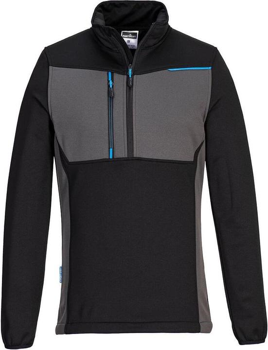 Actual product image Portwest Mens WX3 Half Zip Fleece Top (XL)