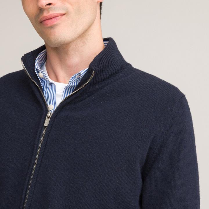 Actual product image La Redoute Collections 100% Lambswool Cardigan (XXL)