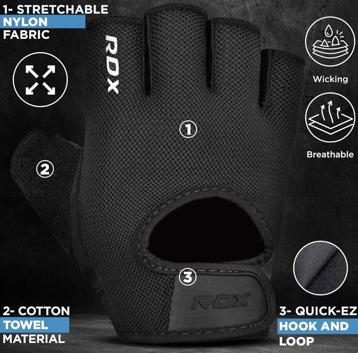 Produktbild Rdx Gewichtheberhandschuhe (L)