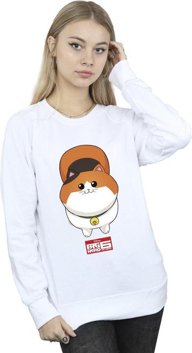 Actual product image Disney Womens/Ladies Big Hero 6 Baymax Kitten Face Sweatshirt (L)