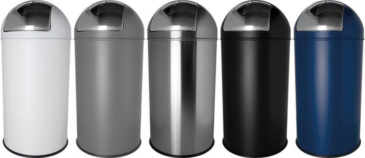 Actual product image Helit Push waste bin (30 l)