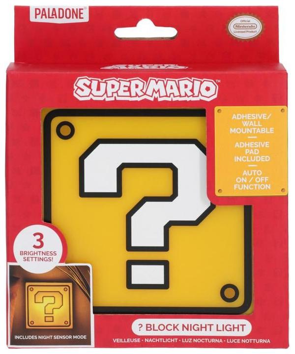 Actual product image Paladone Products SUPER MARIO - Bloc Question - Lamp de nuit