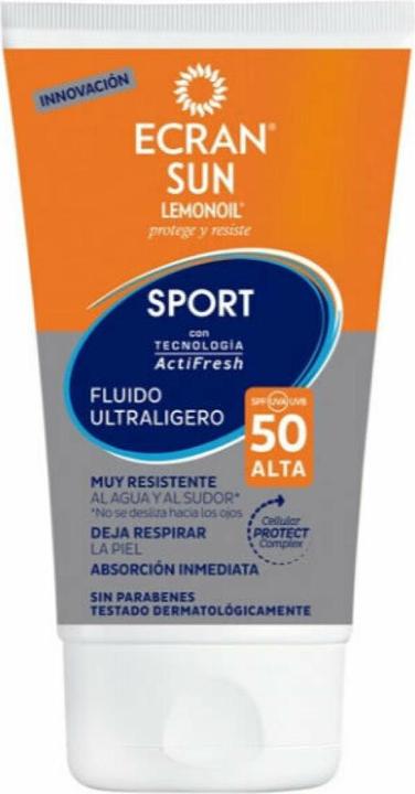 Ecran SUN LEMONOIL SPORT fluido ultraligero SPF50 40 ml (Spray solare, SPF 50, 40 ml)