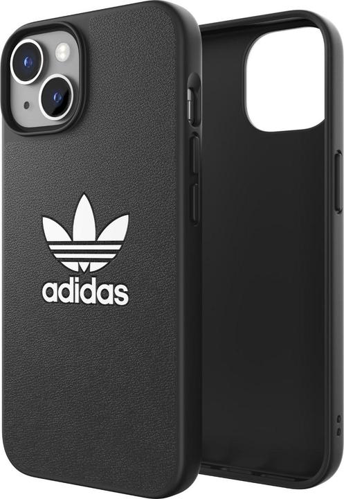 Immagine prodotto adidas OR Custodia Basic per iPhone 14 6.1" in pelle nera 50177 (Apple iPhone 14)