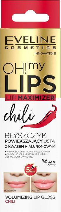 Image du produit Eveline Oh My Lips Lip Maximizer Lip Gloss From Hyaluronic Acid Chili 4.5Ml