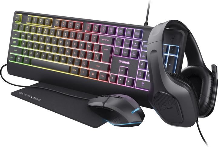 Trust GXT 792 Quadrox 4-in-1 Gaming Bundle (US, Cable)